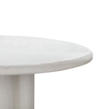 Elika 59" Faux Plaster Indoor / Outdoor Round Dining Table