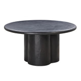 Elika 59" Faux Plaster Indoor / Outdoor Round Dining Table