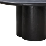 Elika 59" Faux Plaster Indoor / Outdoor Round Dining Table