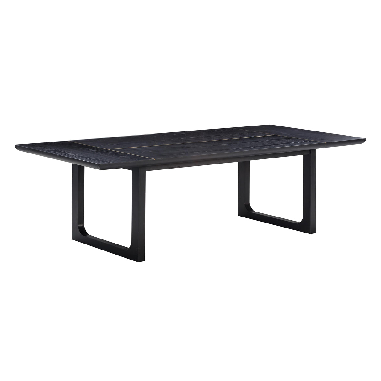 Shiloh 102" Black Ash Rectangular Dining Table