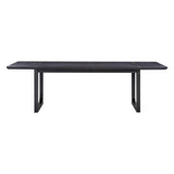 Shiloh 102" Black Ash Rectangular Dining Table