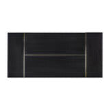 Shiloh 102" Black Ash Rectangular Dining Table