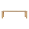Akola 106" Oak Rectangular Dining Table