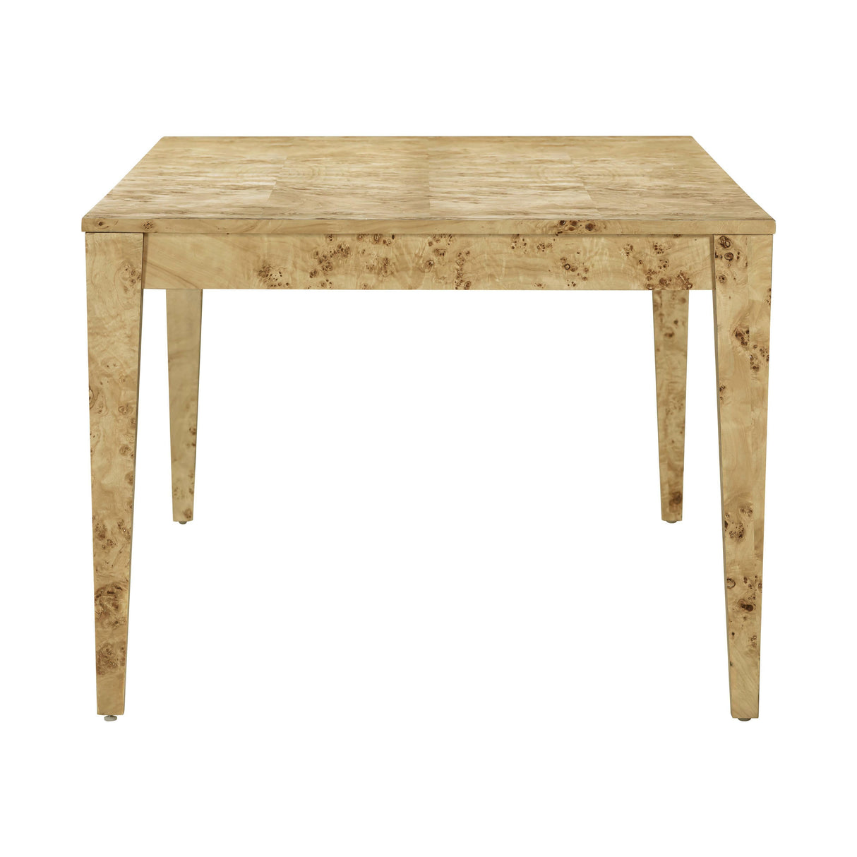 Brandyss 90" Natural Burl Rectangular Dining Table