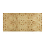 Brandyss 90" Natural Burl Rectangular Dining Table