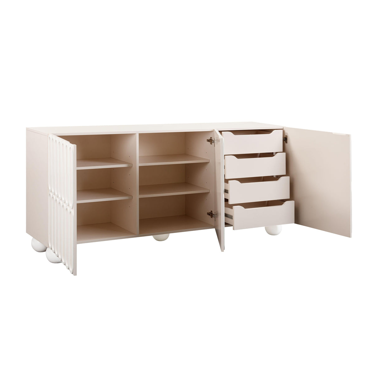 Tori 74" Motif Taupe Buffet