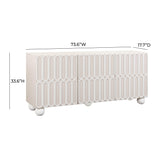 Tori 74" Motif Taupe Buffet
