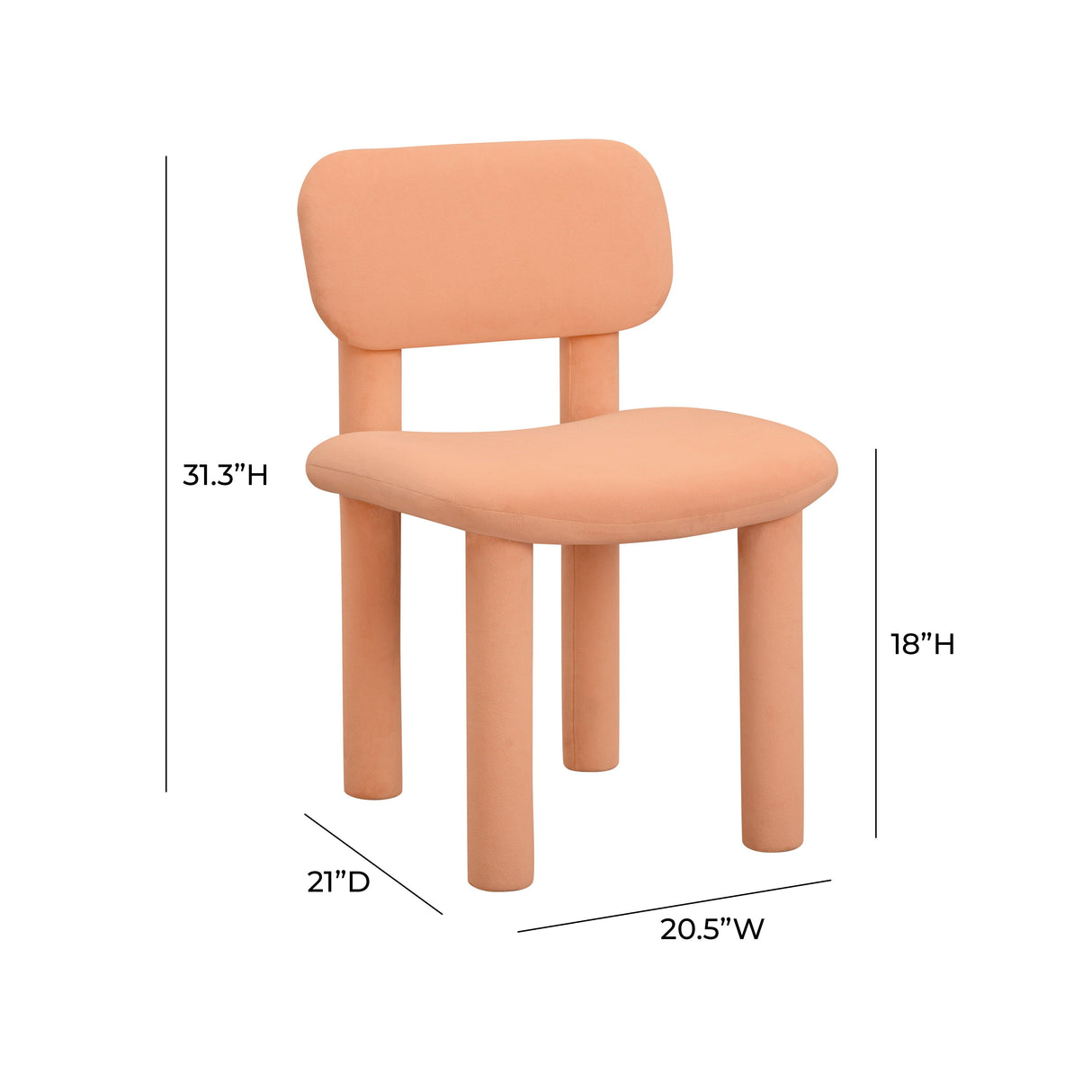Elise Performance Velvet Dining Chair