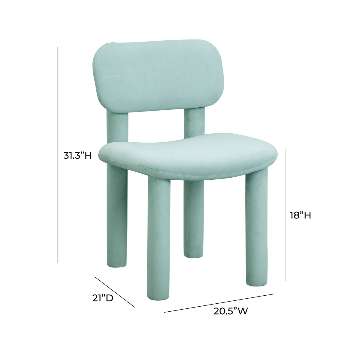 Elise Performance Velvet Dining Chair