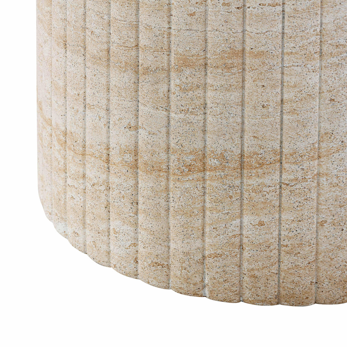 Blossom Washed Travertine Finish Indoor / Outdoor 54 inch Round Dining Table