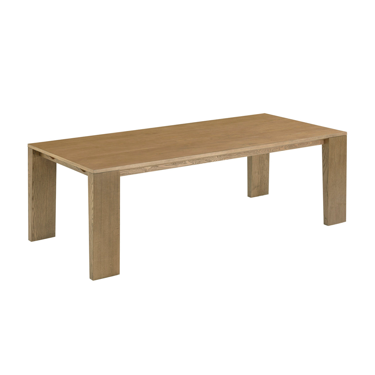 Polly 90"-130" Natural Ash Extendable Rectangular Dining Table