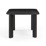 Jodie  68" Black Oak Rectangular Dining Table