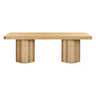 Bambi 90" Ash Rectangular Dining Table