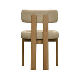 Odessa Taupe Vegan Leather Dining Chair