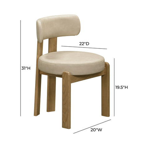 Odessa Performance Vegan Leather Dining Chair - View 7