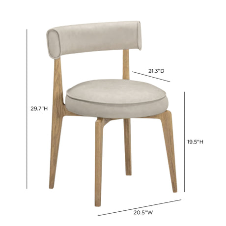 Nikita Performance Vegan Leather Dining Chair - View 7