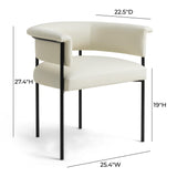 Taylor Performance Vegan Leather Dining Chair