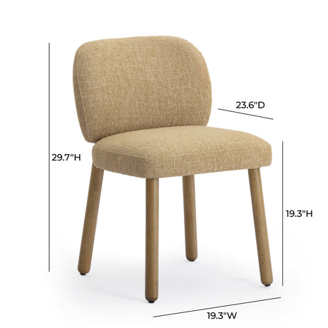 Foxy Performance Fabric Dining Chair - View 21