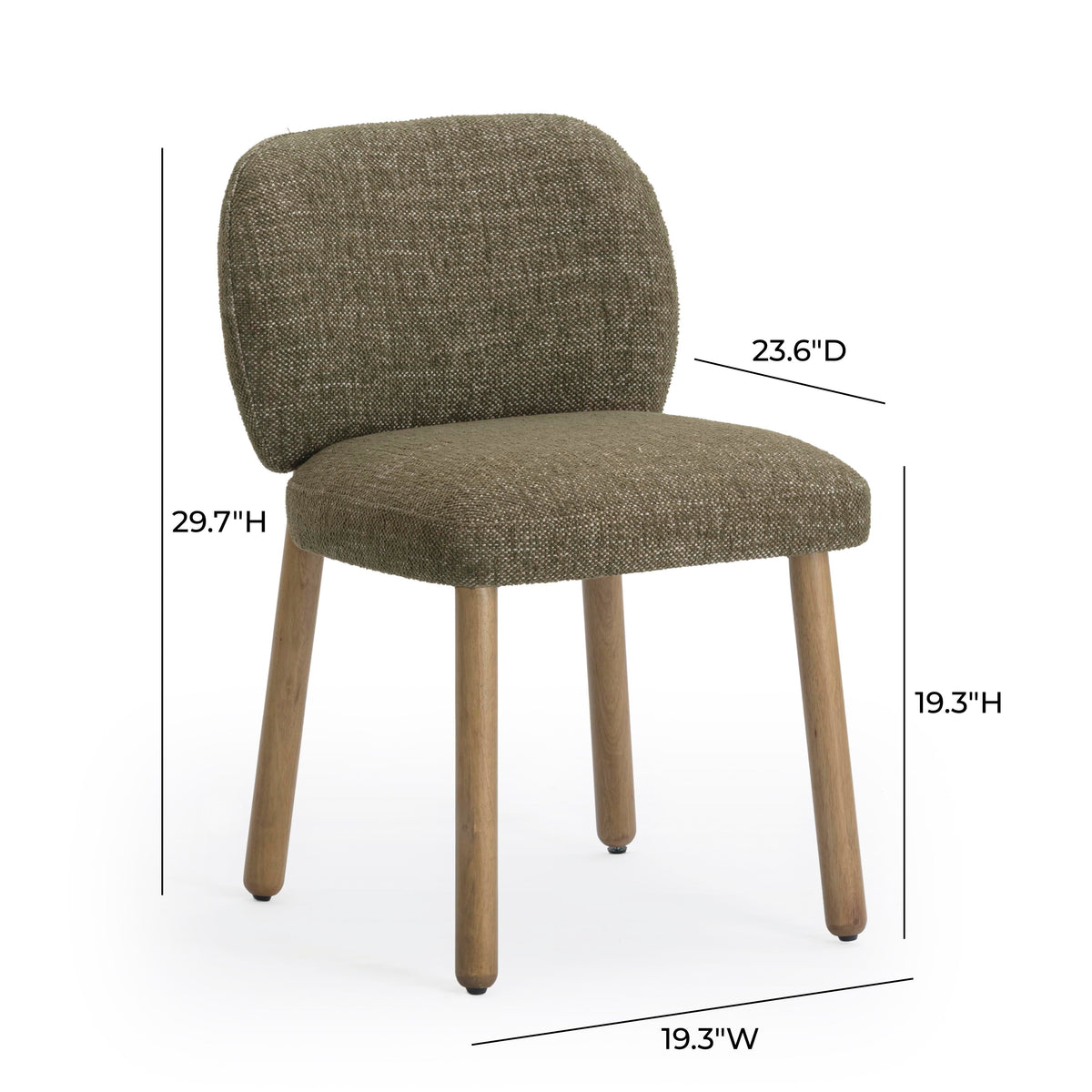 Foxy Performance Fabric Dining Chair - View 28
