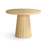 Meri Natural Round Dining Table (41"-56")