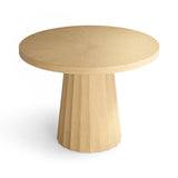 Meri Natural Round Dining Table (41"-56")