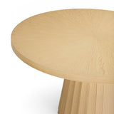 Meri Natural Round Dining Table (41"-56")