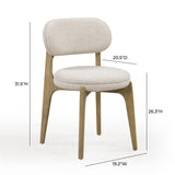 Carnation Performance Fabric Dining Chair