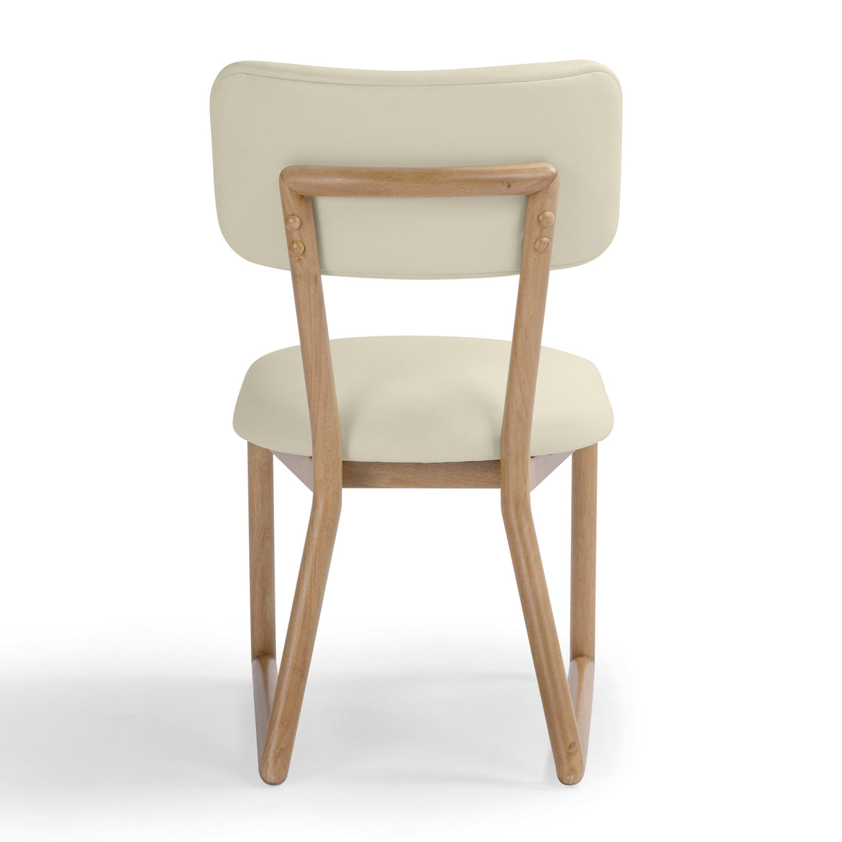 Bobbie Cream Vegan Leather Dining Chair