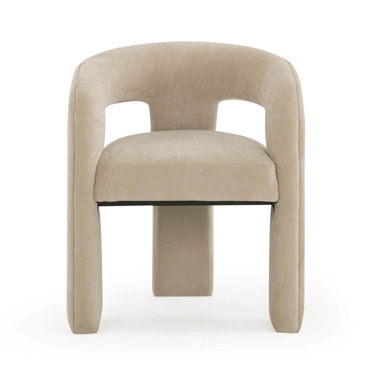 Malone Performance Chenille Dining Chair - View 3