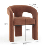 Malone Performance Chenille Dining Chair - View 14