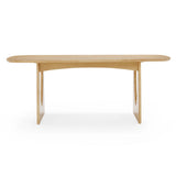 Cybill Natural Ash Rectangular Dining Table (79"-94")