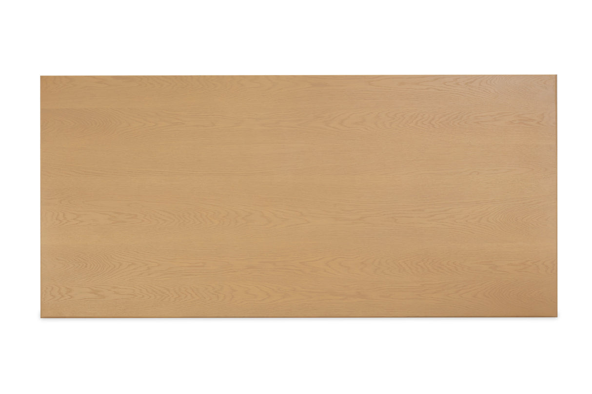 Chelsea 79" Natural Oak Wood Rectangular Dining Table