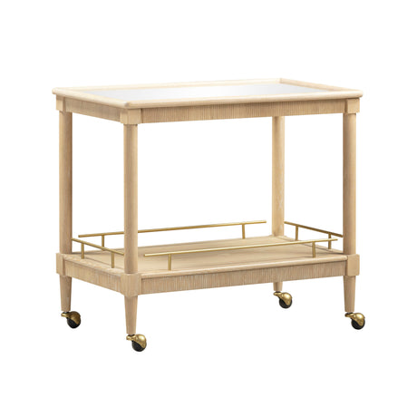 Slosh 37" Natural Ash Bar Cart - View 2