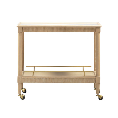 Slosh 37" Natural Ash Bar Cart - View 3