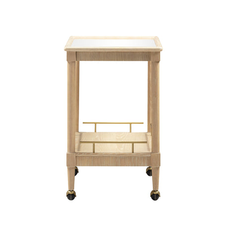 Slosh 37" Natural Ash Bar Cart - View 4