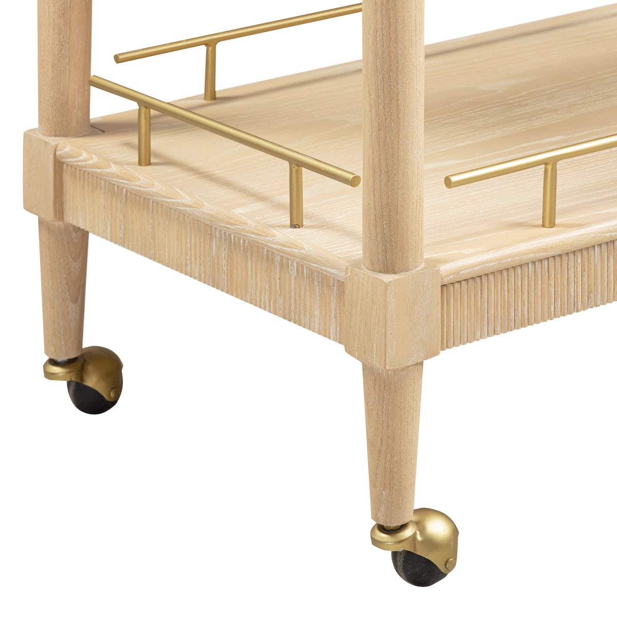 Slosh 37" Natural Ash Bar Cart - View 6