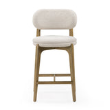 Carnation Performance Fabric Counter Stool