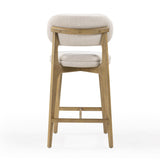 Carnation Performance Fabric Counter Stool