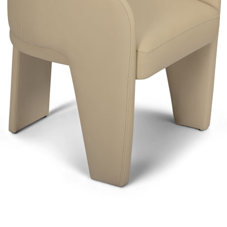 Leo Performance Vegan Leather Dining Chair - View 22