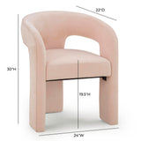 Malone Performance Chenille Dining Chair - View 28