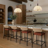 Celine Boucle Bar And Counter Stool - View 33
