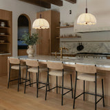 Celine Boucle Bar And Counter Stool - View 47