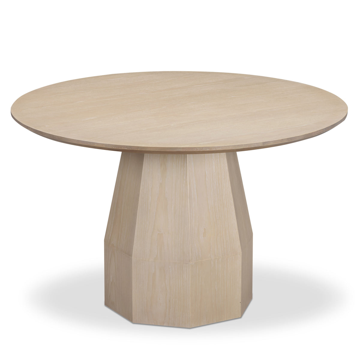 Brocha 48'' Ash Wood Round Dining Table - View 3