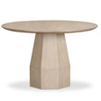 Brocha 48'' Ash Wood Round Dining Table - View 2