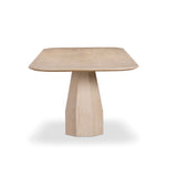 Brocha 106" Ash Wood Rectangular Dining Table - View 5