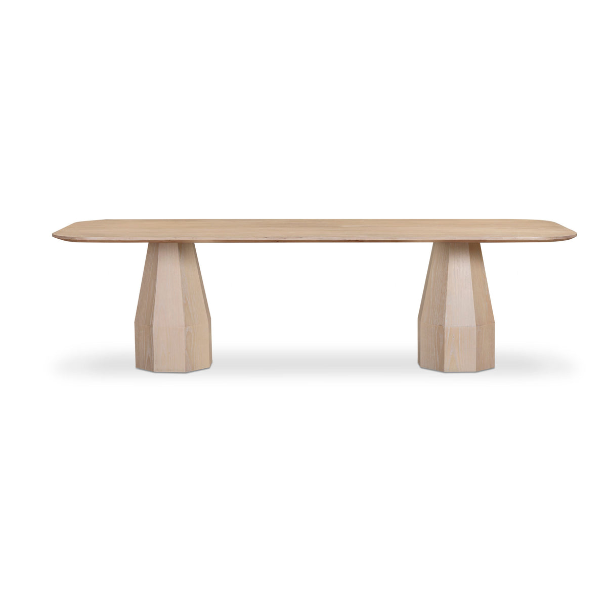 Brocha 106" Ash Wood Rectangular Dining Table - View 3