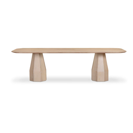 Brocha 106" Ash Wood Rectangular Dining Table - View 3