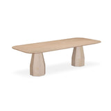Brocha 106" Ash Wood Rectangular Dining Table - View 1