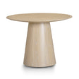 Sahara Round Oak Dining Table (41"-60") - View 2