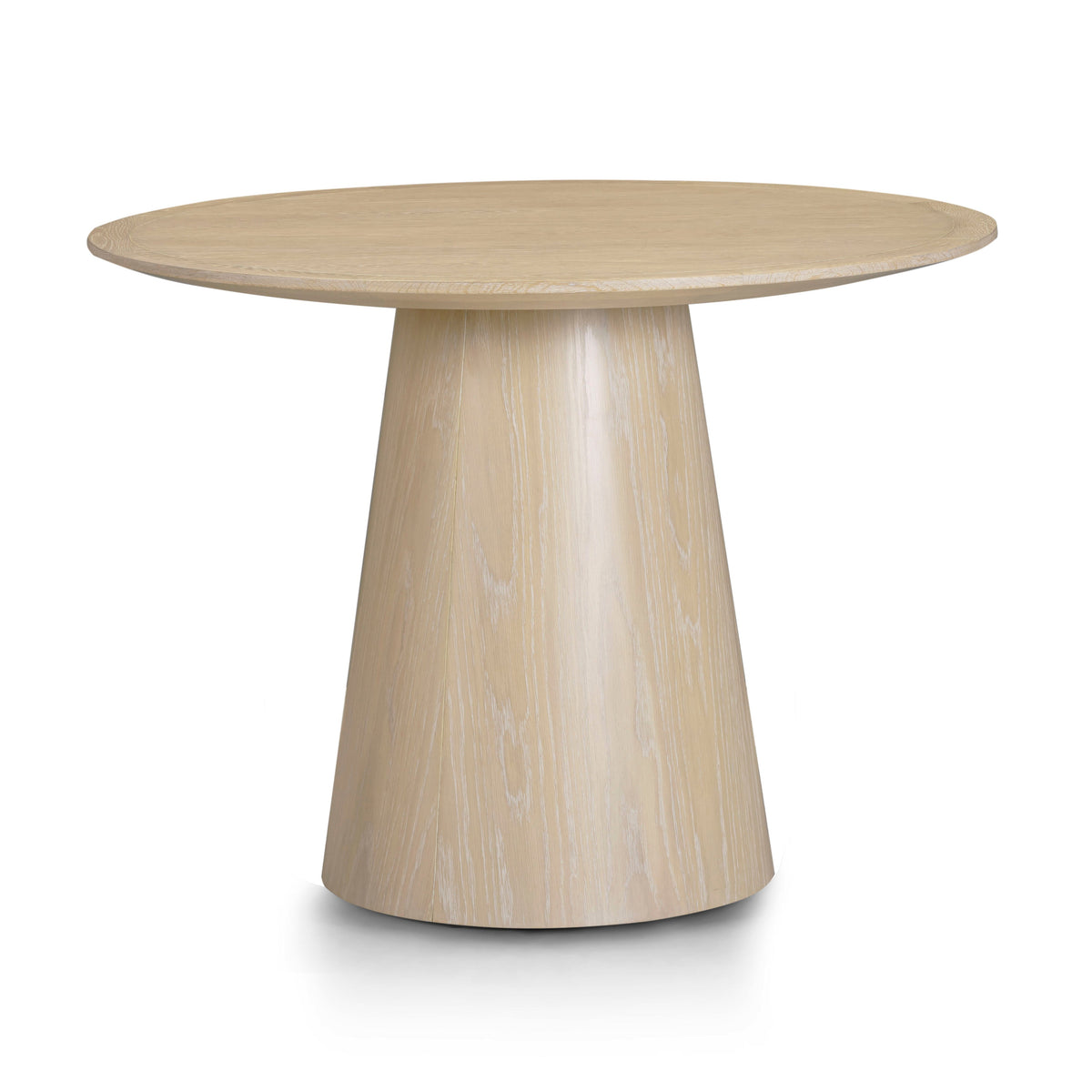 Sahara Round Oak Dining Table (41"-60") - View 1